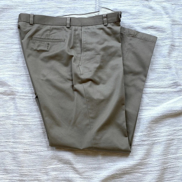 Joseph & Feiss Men’s Khaki Dress Slacks, 34”W x - Picture 1 of 8